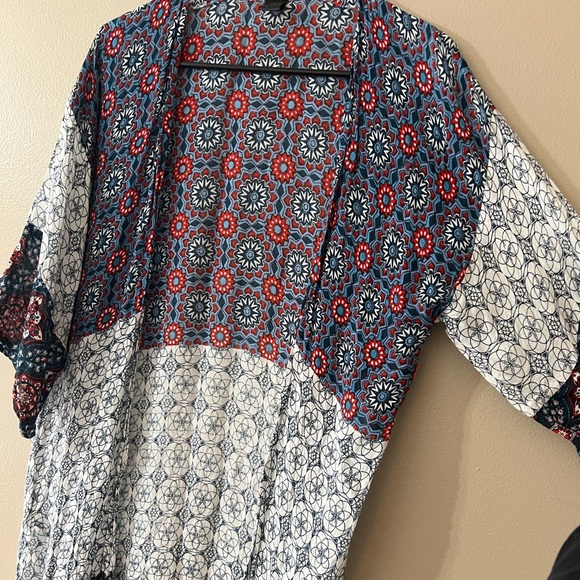 D&Y Boho Festival Kimono Women's Size OS - Picture 5 of 13